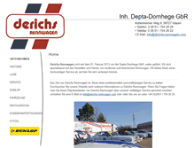 Tablet Screenshot of derichs-rennwagen.com